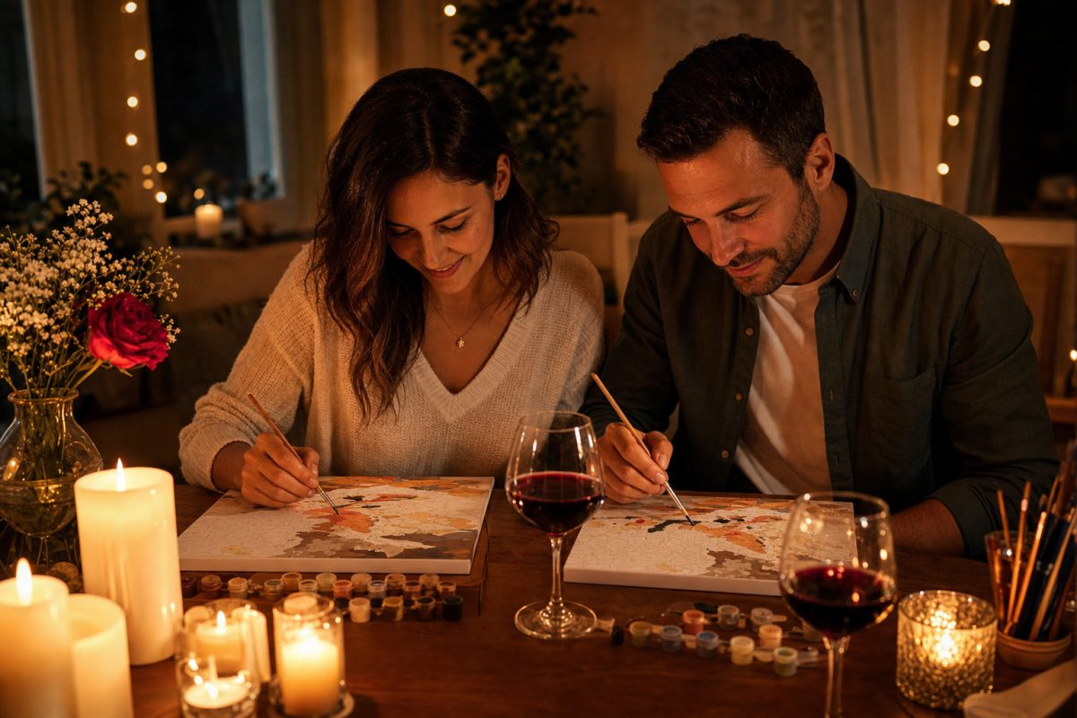 Couples Paint Night at Home: The Date Idea That Actually Works