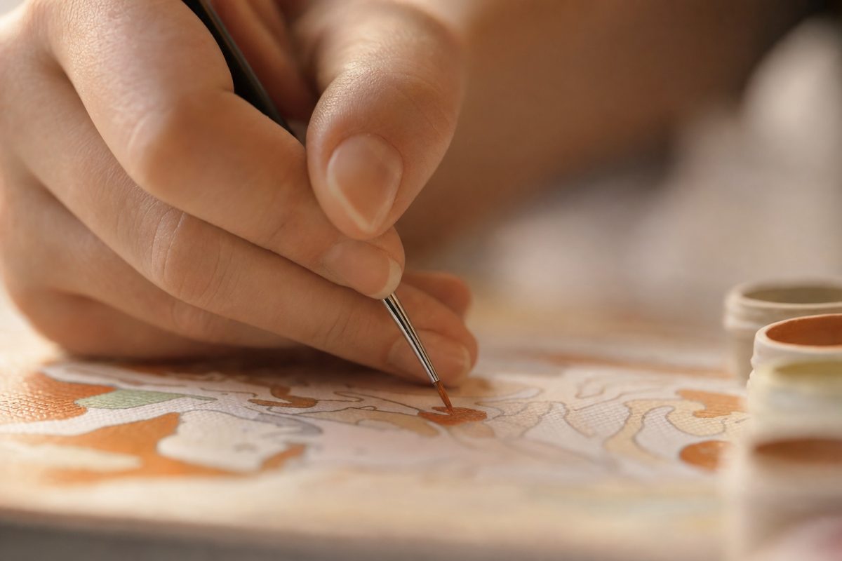 Paint by Numbers for Anxiety, ADHD, and the Brain That Will Not Shut Off