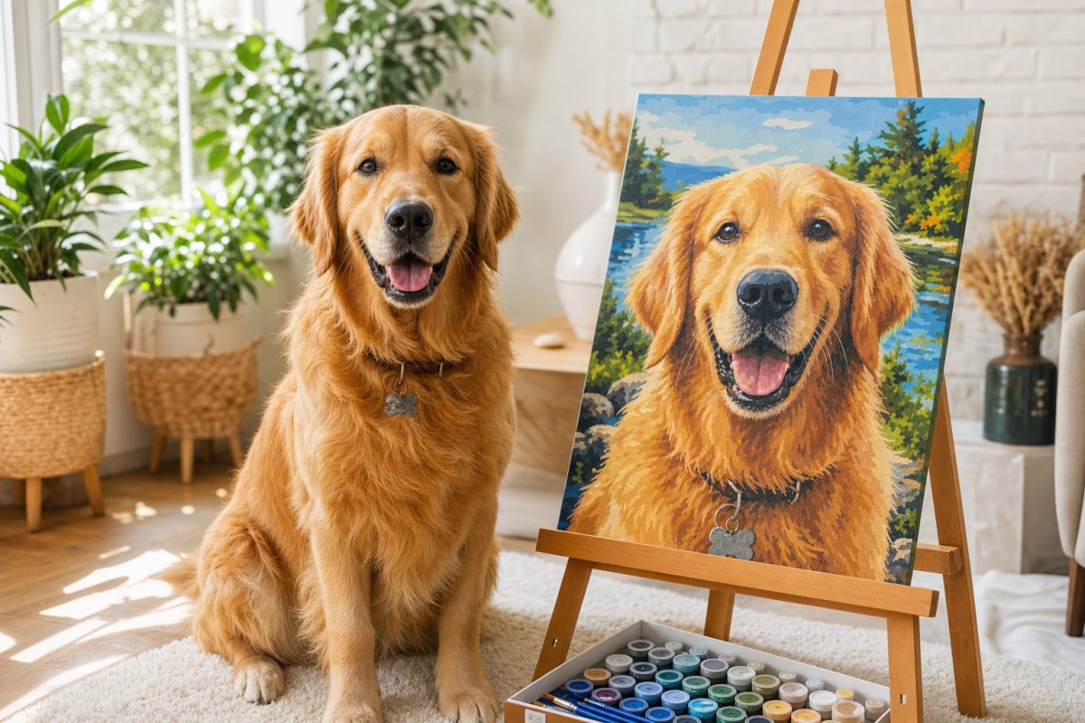 How to Turn Your Pet Photos Into Paintings You Actually Made
